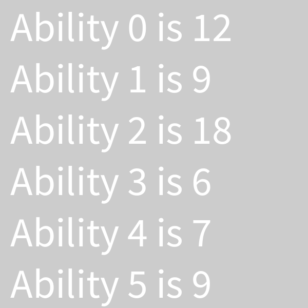 Character Sheet screenshot