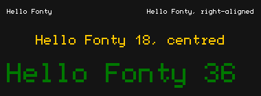 Fonty McFontface screenshot