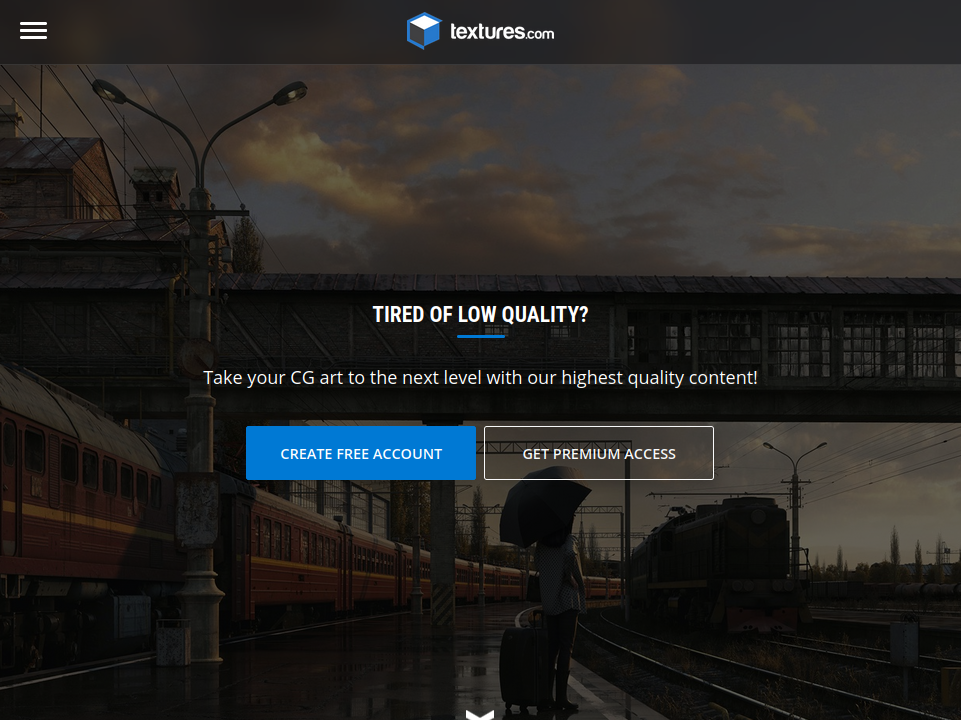 textures.com website screenshot